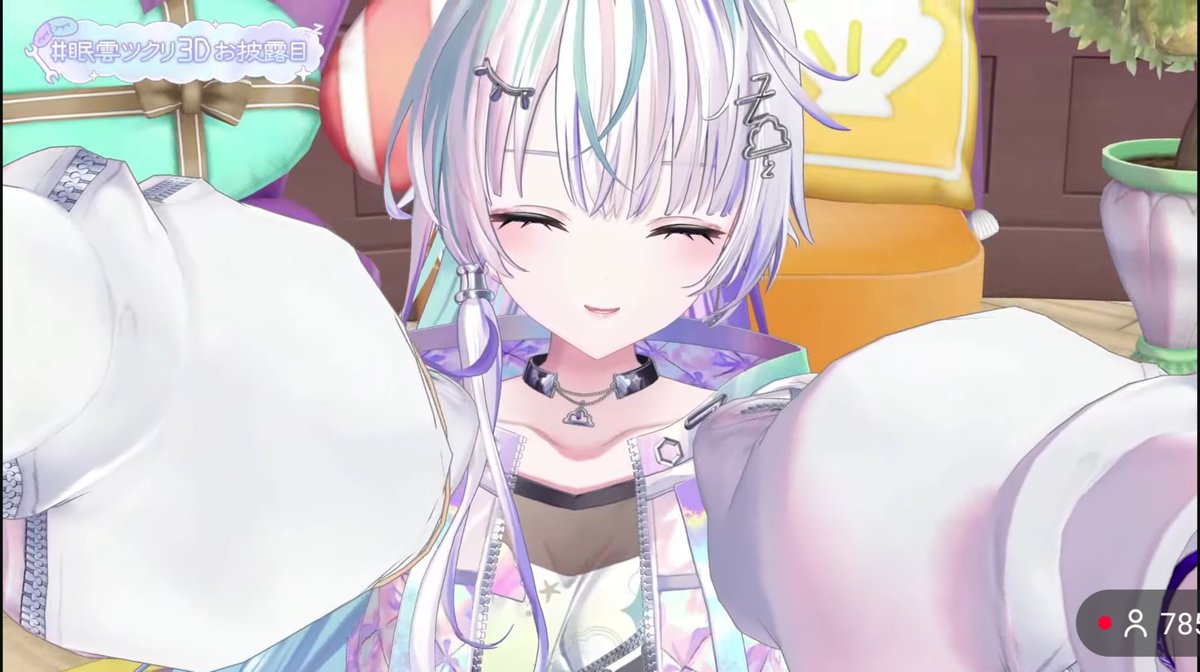 sa___kat's tweet photo. 顔面強すぎる。
しかもゲストが分かりすぎてるポーズ指定してくれてて、シゴデキ。たすかる。感謝。（語彙力ない）
#眠雲ツクリ3Dお披露目 https://t.co/g5kCeoibe2