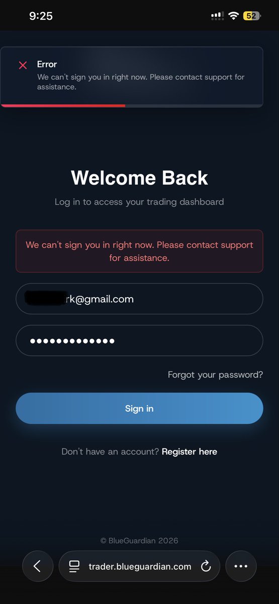 VirkFX07's tweet photo. My experience with Blue Guardian and why I’m asking publicly for transparency.

I initially purchased two $200K accounts and failed both. I accepted those failures, fixed my strategy and risk management, then purchased another two $200K accounts.

This time, I became consistently profitable.

2/ After my second payout, Blue Guardian reduced my Guardian Shield to 0.5%.

I was not given a clear explanation for why.

Instead of complaining, I tightened my risk management even further and continued trading under the new restriction.

3/ I continued producing consistent results.

My dashboard showed multiple profitable trading days, including:

+$1,218
+$1,071
+$1,431
+$1,089
+$1,083

Another period included +$898, +$1,240, +$932, +$1,066, +$1,595, +$978, +$990 and +$984.

4/ My Blue Guardian dashboard showed $13,000 in total payouts.

Both of my $200K accounts were still displayed as active, with balances around $206,633 and $204,872.96.

On one account, the dashboard also showed $0 max loss used and 0 soft breaches.

5/ I reached my third payout and Blue Guardian paid it.

I was then approximately one trading day away from completing the requirement toward my next payout when I received an email saying my trading behaviour was “not in line” with their policies and my funded account would be closed.

6/ Naturally, I asked the most basic question:

What exactly did I do wrong?

Their written response:

they were unable to provide “additional details regarding the specific findings, internal risk parameters, or detection methods.”

They also stated that the decision was final.

7/ Before the account closure was completed, I was also required to sign an NDA in connection with the payout/closure process.

I continued asking for clarification because I genuinely wanted to understand what trading behaviour they considered unacceptable.

I am now also unable to access my Blue Guardian dashboard.

8/ To be clear: I am not claiming I should be exempt from Blue Guardian’s rules.

If I breached a rule, show me the rule and the relevant trading activity.

I have repeatedly asked for that information and, so far, Blue Guardian has declined to provide the specific findings behind the decision.

9/ So my question to @seanbaint and @BlueGuardiancom team is straightforward:

Identify one specific rule violation from my trading that justified permanently banning me.

If I am proven wrong, I will publicly acknowledge it and apologise.

10/ But if no specific rule violation can be identified, then I believe Blue Guardian should reconsider the decision, restore my accounts, and explain publicly why a consistently profitable trader was removed despite being paid and despite repeated requests for clarification.

I’ll continue sharing the documented timeline, screenshots and correspondence and let traders form their own opinion.

@BlueGuardiancom @seanbaint @Aliatcx @EricGairns @propfirmnation1 @syed51234 @PropFirmMatch @propfirmeye