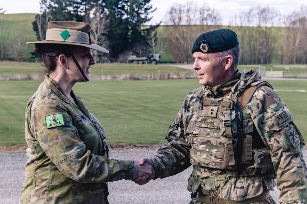 DefenceAust's tweet photo. Training together, ready together 🇦🇺 🤝 🇳🇿

@AustralianArmy Reservists took on the freezing and wet environment of 📍 New Zealand’s South Island during Exercise Tasman Reserve. 

Training with @NZDefenceForce counterparts, forty soldiers from the NSW-based 5 Brigade deepened their tactical interoperability and learned to operate effectively in challenging conditions, strengthening the bond between the two defence partners. ❄️

Read more 🗞️ https://t.co/xDVFLPCwyY

#YourADF #AusArmy