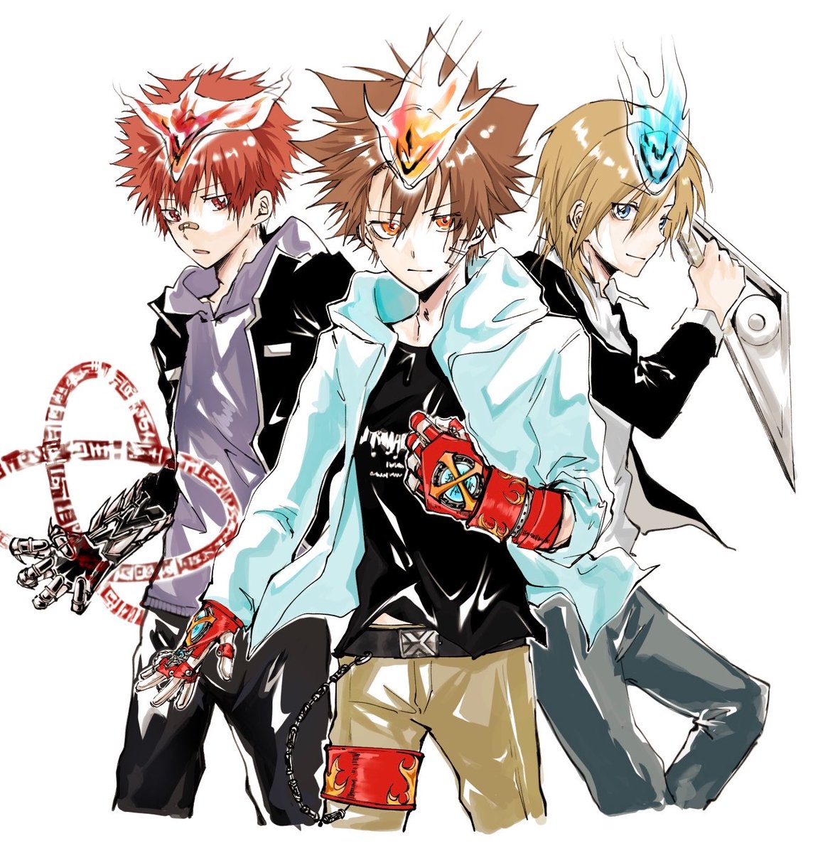 KawaiX27's tweet photo. 超トリオ #KHR https://t.co/gsqM49vsXL