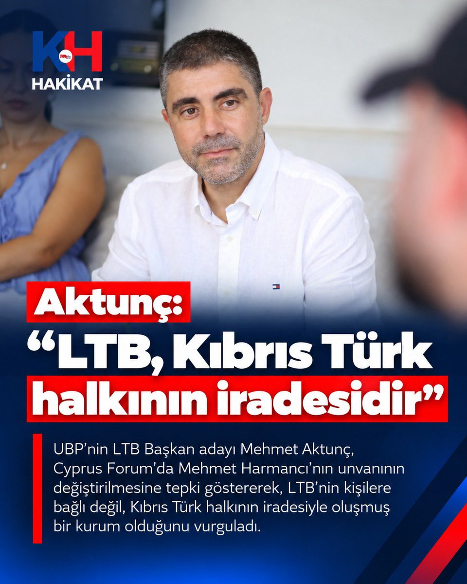 kibrishakikat's tweet photo. #MehmetAktunç #LTB #Lefkoşa #CyprusForum #KKTC
@aktunc_mehmet https://t.co/dC0lEfmJ0q