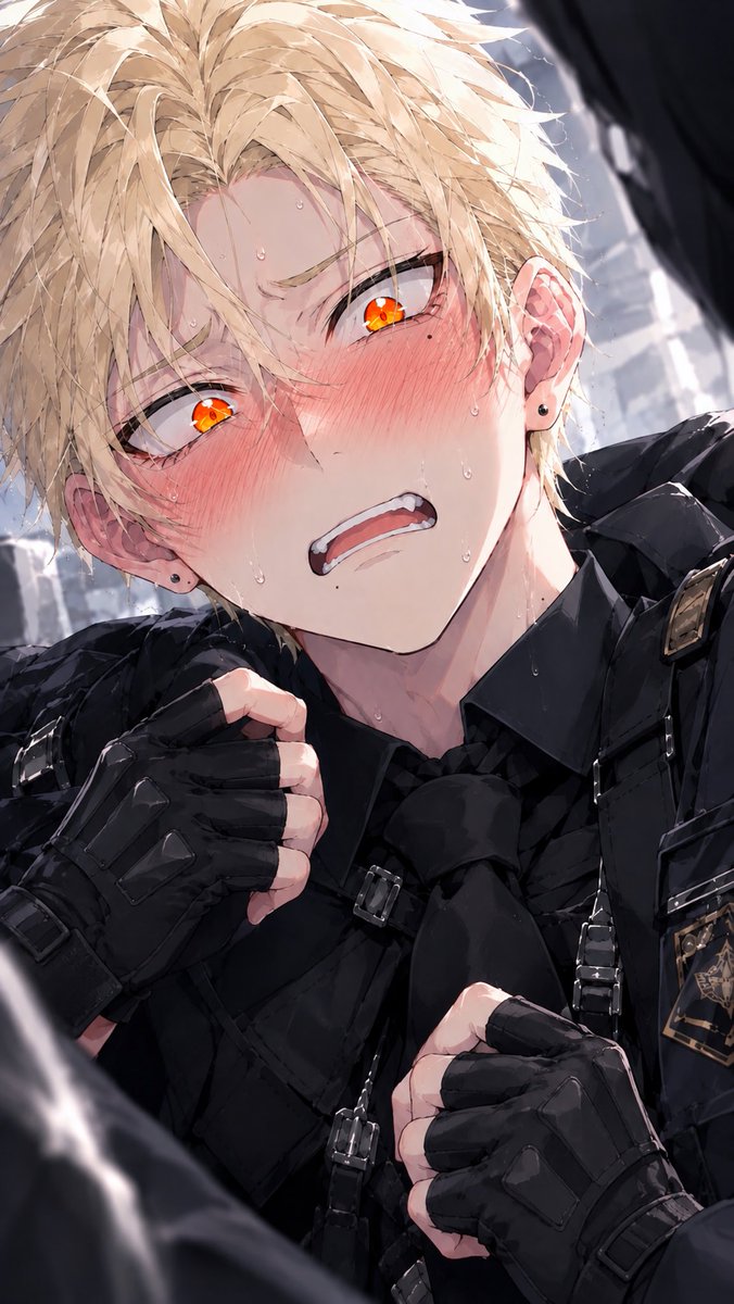 Maybenotsanity's tweet photo. 新しい子を作りました
悪魔討伐局新人くんの直くんです
ウブくてやかましくて可愛いです
 #Saylo  #AIイラスト  #AIチャット https://t.co/ATvLb1Ih6p