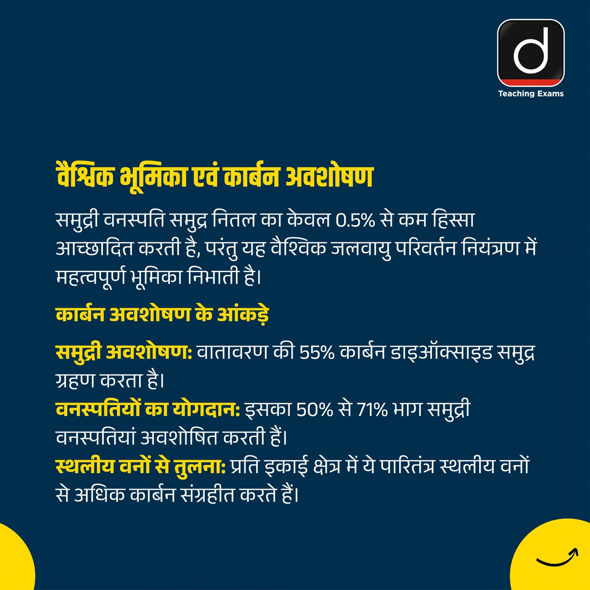 Drishtiteaching's tweet photo. मैंग्रोव, समुद्री घास और लवणीय दलदल सिर्फ तटीय पारितंत्र नहीं, ये कार्बन को संजोकर जलवायु परिवर्तन से लड़ने वाले प्राकृतिक कवच हैं।

#BlueCarbon #Mangroves #ClimateAction #OceanEcosystem #CoastalEcosystems #CarbonSequestration #Sustainability https://t.co/hn4CMua2LY
