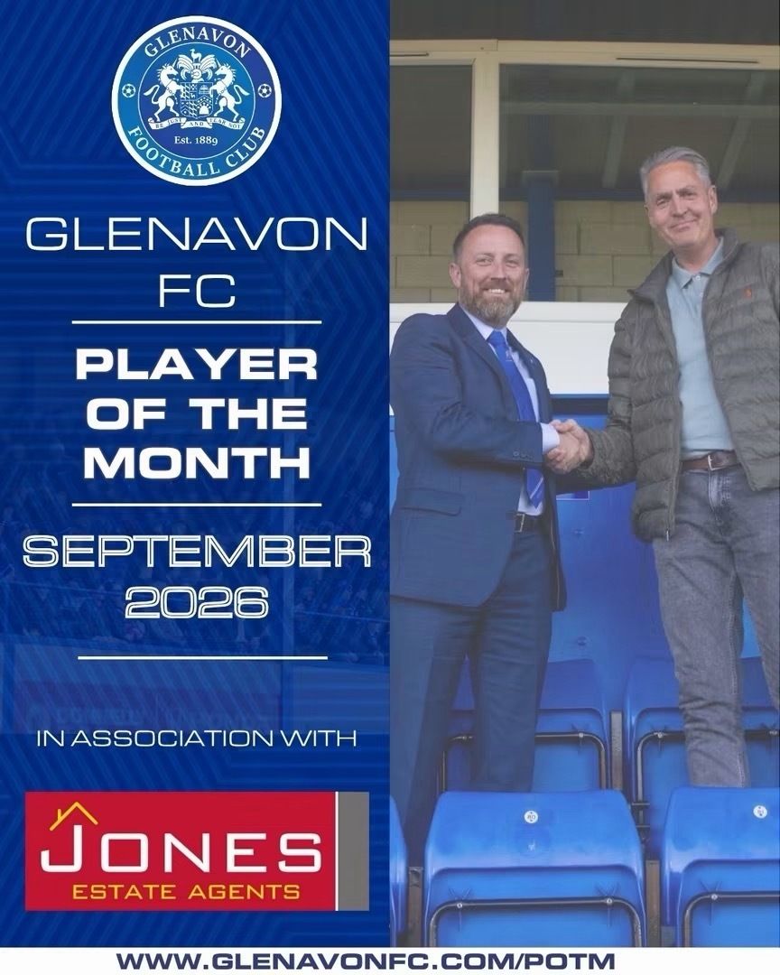 Glenavon_FC's tweet photo. 𝗣𝗟𝗔𝗬𝗘𝗥 𝗢𝗙 𝗧𝗛𝗘 𝗠𝗢𝗡𝗧𝗛

Voting is now open for September’s Official Glenavon FC Player of the Month in association with Jones Estate Agents and closes at 6pm TOMORROW 

👉🏻 https://t.co/Ezkk9zlodG

Visit https://t.co/1qtzJ7Z4lx to find your new home

#BeJustAndFearNot https://t.co/3LARqVLk7t