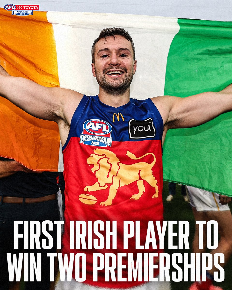 AFL's tweet photo. History for Conor McKenna 🇮🇪

He tells @JoshGabelich he intends to go around again in 2027: https://t.co/G6PEYxGXIu

#AFLGF https://t.co/ogToxzBXEQ