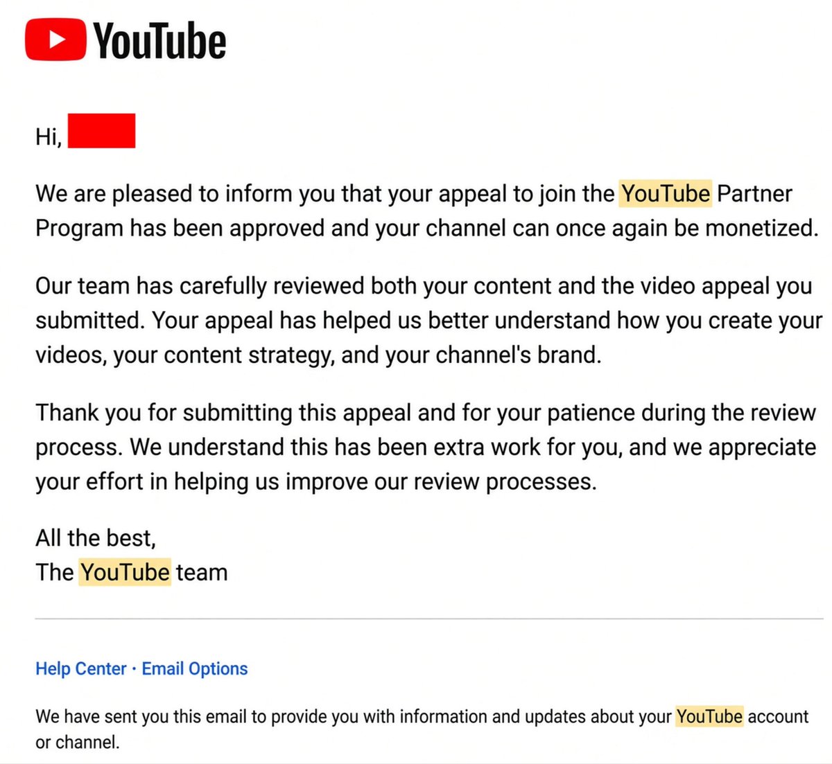 Lasypup8c3's tweet photo. DEAD YOUTUBE : YouTube is quietly rejecting 95% of reused and inauthentic content appeals. 

Most creators are flying blind, guessing what to say, and getting locked out permanently. 

I’ve spent 6 years running faceless channels. I put together the exact human-reviewer-approved template and word-for-word script. 97% success rate. 

Drop "FIX" below and I'll DM it to you.