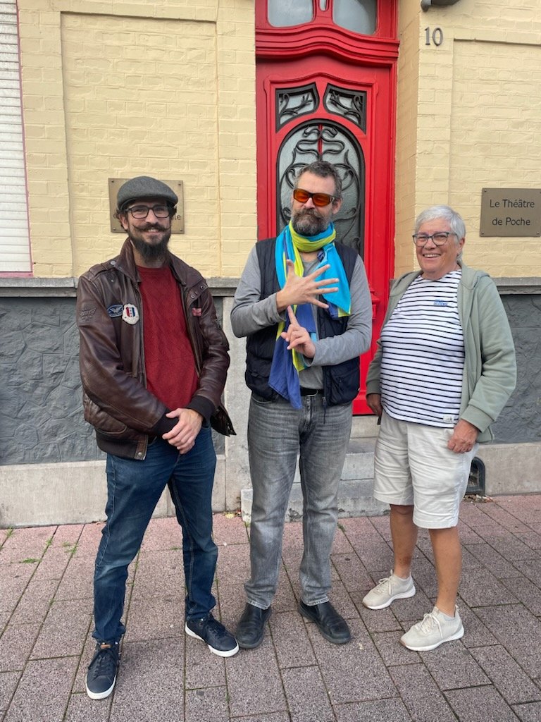 Paroledemains_'s tweet photo. Proud organizer of #WorldDeafDay in Coudekerque-Branche! ๐ City Hall flew the #SignUnionFlag for this 6th ed. Thanks to the city members & esp. 1 dedicated person! ๐ค Thanks Mayor @DavidBailleul for the venue. Honored to welcome Arnaud Balard for #DeafRights! ๐ค๐ + ๐ธ#IWDP https://t.co/kORfrPhC2p