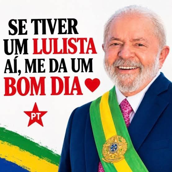 CarlosS48442375's tweet photo. Cadê o bom dia do LULA 13, o melhor Presidente do Brasil de todos os tempos. https://t.co/QDHrFsN3Uq