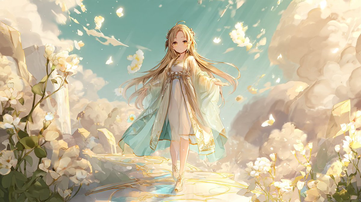 IsekaiSounds's tweet photo. New video uploaded. ✨

Angels’ Footsteps on the Marble Path  
Original Fantasy Music for Sleep, Study & Relaxation

Escape to a peaceful sky cathedral in another world, where a white marble path floats above a sea of clouds, surrounded by faint angelic footsteps, soft morning light, white flowers, small bells, crystal reflections, and gentle sky winds.

🎵 Watch on YouTube:  
https://t.co/8w3SFaGW5N

#IsekaiFantasySounds #FantasyMusic #AmbientMusic #RelaxingMusic