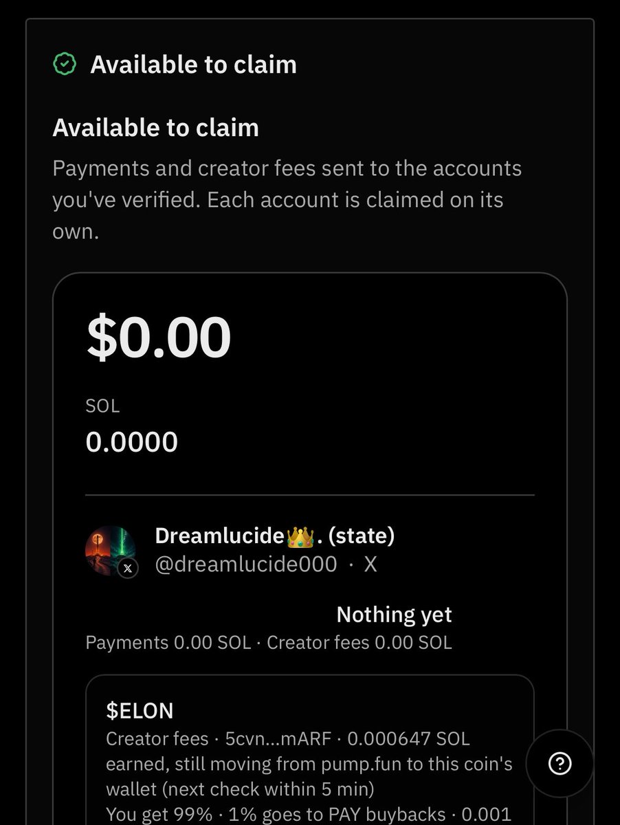 HARRYhmej's tweet photo. @UsePayMoney Bro I just launched nothing to claim yet? https://t.co/kqQjNbCcZr