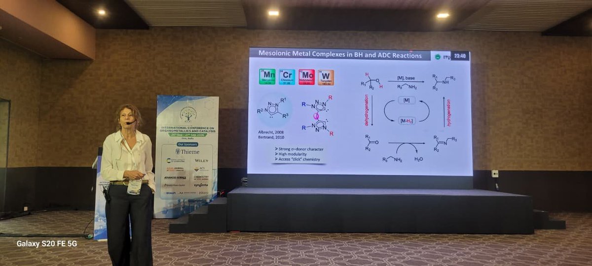 icoc_2026's tweet photo. Prof. Beatriz Royo @BeatrizRoyo_Lab is delivering an engaging Keynote lecture at #ICOCIV2026! ✨ A fascinating session bringing together exciting chemistry, fresh ideas, and insightful scientific perspectives. https://t.co/JmhKPOr6sv