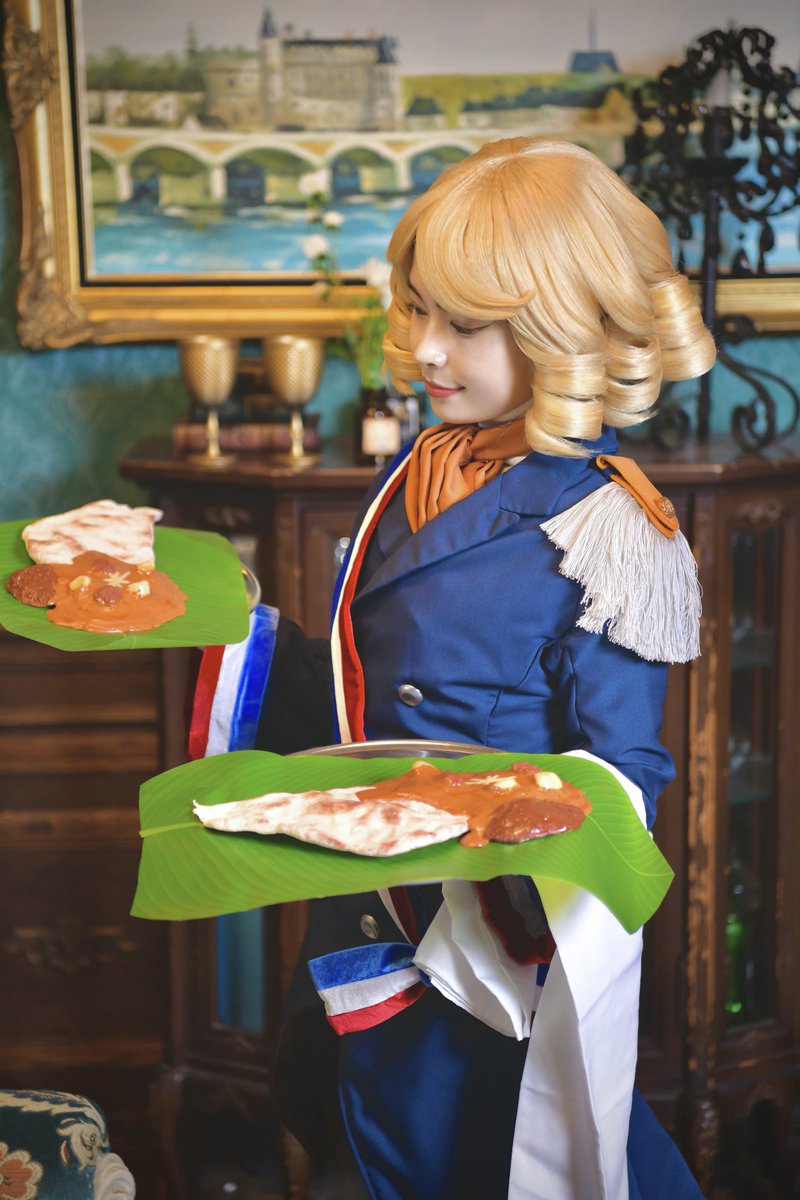 sakina_cos's tweet photo. 🍛🍛🍛

🪨Dr.STONE / フランソワ🥐

Photo📸→@pumpking113 

#コスプレ #Cosplay https://t.co/tzYZZbteMr
