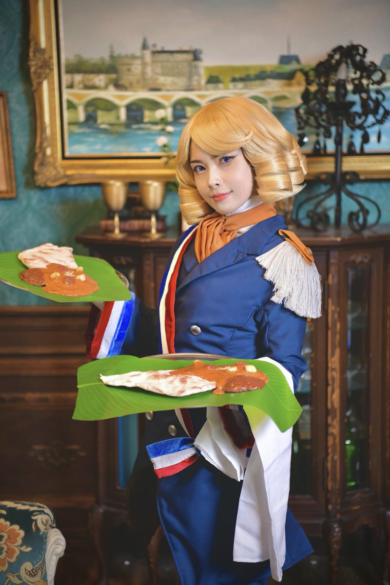 sakina_cos's tweet photo. 🍛🍛🍛

🪨Dr.STONE / フランソワ🥐

Photo📸→@pumpking113 

#コスプレ #Cosplay https://t.co/tzYZZbteMr