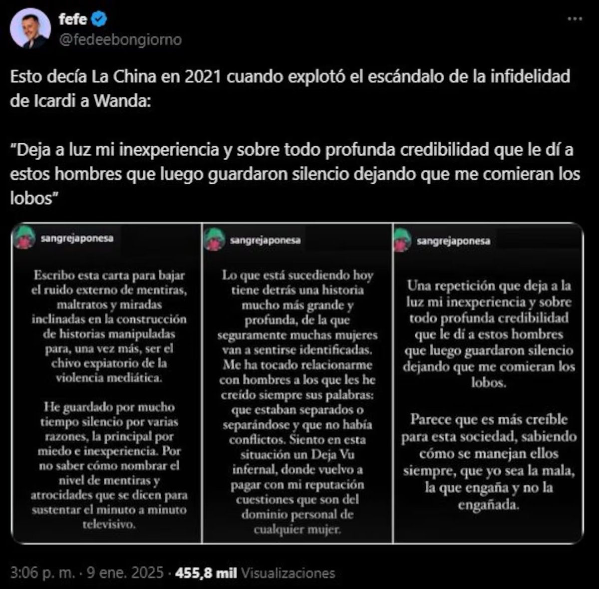 CaroBahena11's tweet photo. Mauro jamás le pidió disculpas públicamente por llamarla Moncha de mierda o decir que fue un error, pero si la acaba de exponer sobre la noche que ella tanto negó, la odia 😂 https://t.co/OUhmSoGKbG