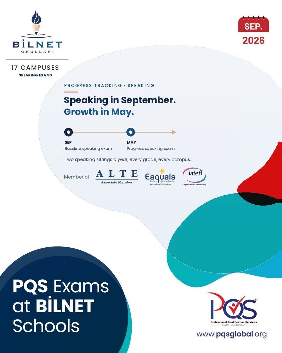 Fatihceylan1111's tweet photo. Pencils down. Tablets on. 📱

This September, @Bilnet Okulları delivered PQS Global's CEFR-aligned English exams on tablets across 4 campuses in Istanbul &amp; Ankara, Türkiye.

Paperless. Standardised. Insight-ready.

#PQSGlobal #Türkiye #CEFR #DigitalAssessment #EdTech https://t.co/dTeqvhhEzy