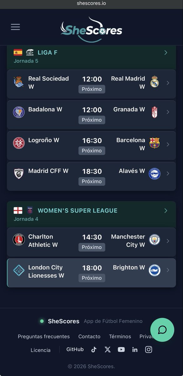 SheScoresData's tweet photo. Qué partidos van a ver hoy? Alexia en el @LC_Lionesses ? O la vuelta de Aitana en el @FCBfemeni ? Sigue los partidos en https://t.co/QBdKVPJ09Q https://t.co/3sg5sU40lS