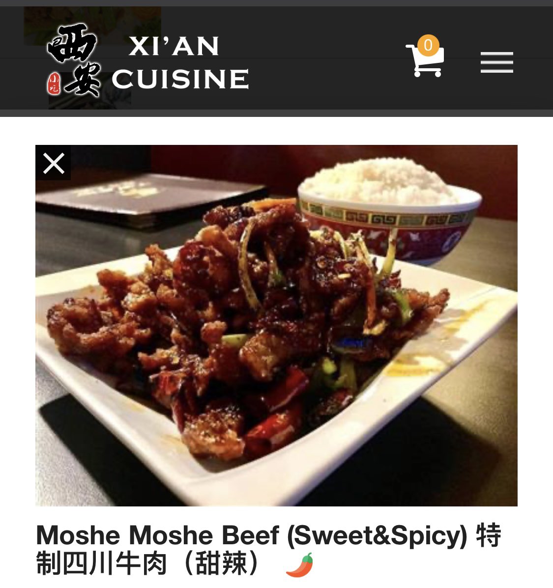 TrueWestLoop's tweet photo. @MichaelRippe Welcome to the True West Loop. Duck Duck Goat is for Tourists. Xi’an Cuisine is for Locals. Don’t tell the Tourists!!! Order the Moshe Moshe Beef. Tell them Moshe sent you. https://t.co/HjMvzfk1PC