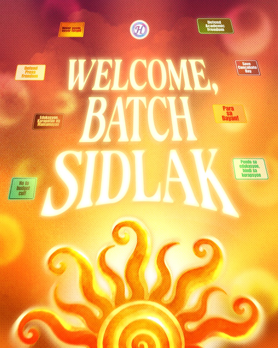 uphalcyon's tweet photo. Sidlak — the first light of day.

Meaning “sunrise,” it marks new beginnings. It will be part of your identity in UP Tacloban—one associated with the friendships you form, challenges you face and milestones you reach together. https://t.co/mnEkjxDl8w