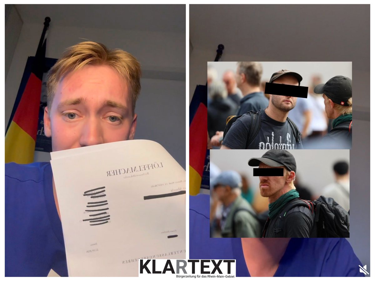 KlartextRM's tweet photo. Man muss sich das mal vorstellen: 

- Da fotografieren zwei Antifa-Aktivisten trauernde Bürger auf einer Mahnwache zum Gedenken an ermordete Mitmenschen,
- veröffentlichen deren Beinahe-Portraitaufnahmen im Netz, 
- schreiben dazu, dass das alles Teilnehmer einer rassistischen Kundgebung gewesen sein sollen,
- werden dabei aber selbst fotografiert und gefilmt,
- und deren unmögliches Verhalten wird zusammen mit ein paar Fotos im Netz diskutiert,
- dann nehmen diese sich nen Anwalt und verlangen die Löschung der Fotos von IHNEN, während gleichzeitig hunderte Ihrer Opfer (Trauernde und zufällige Passanten) weiterhin im Netz als Rassisten verunglimpft werden.

Tim D. und Johannes F., was ist los mit Ihnen? Schmeckt Ihnen Ihre eigene Medizin nicht?

Bildquelle: https://t.co/aanQqu99wH
https://t.co/lJ9ARz4qTs