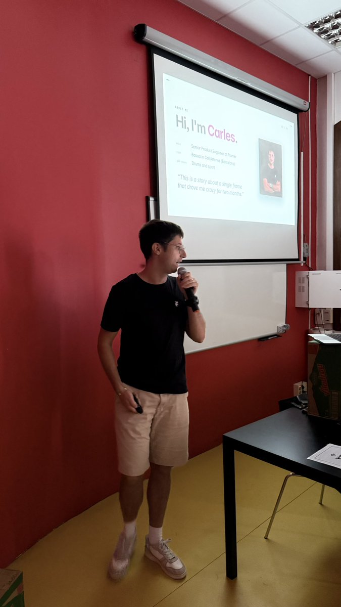Geeks_CAT's tweet photo. Una xarrada de @carlesnunez de rendiment, de les que li agraden al nostre company @nucliweb ☺️

#GeeksCat #GeeksCatConf https://t.co/dtnYMByT5X