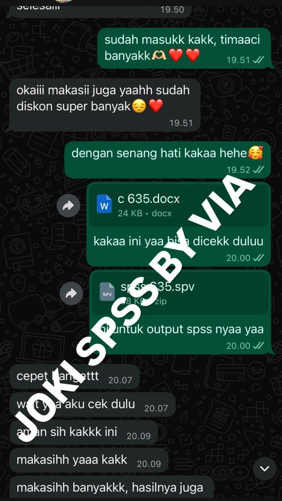 cacouses's tweet photo. OPEN JOKI OLAH DATA KUANTI BAB 4 SPSS

Uji Validitas-Reliabilitas
Regresi sederhana | berganda
UJi Hipotesis, ANOVA, Normalitas

Sudah sering handle bab 4 skripsi
kuanti, bisa manipulasi sampe lolos uji,  inrush langsung dikerjain skrg, Pay diakhir^^

https://t.co/5OOTqjIgXj
qwiw https://t.co/qVA4P5Suj6
