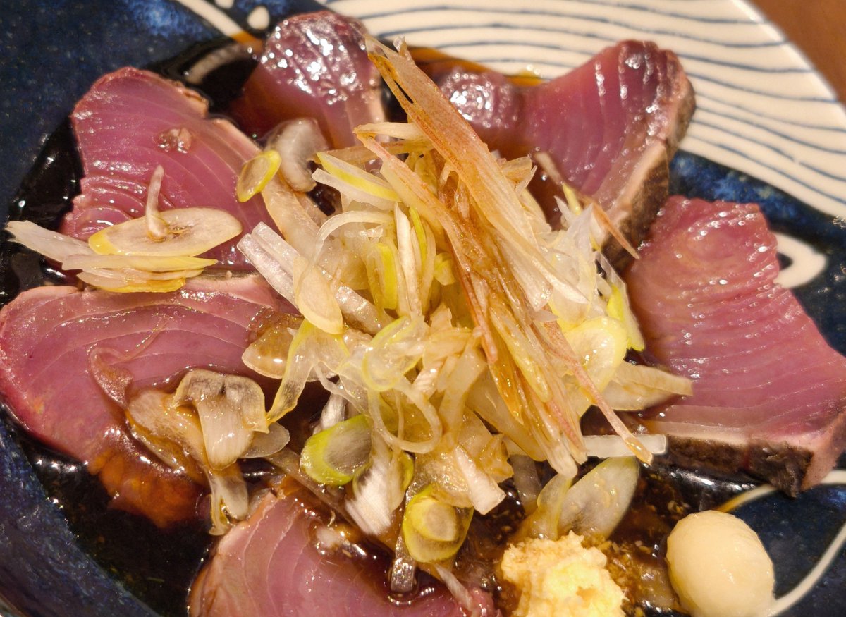 ilove_erio's tweet photo. カツオうめ〜日本酒が進む https://t.co/6I1ymHd6v9