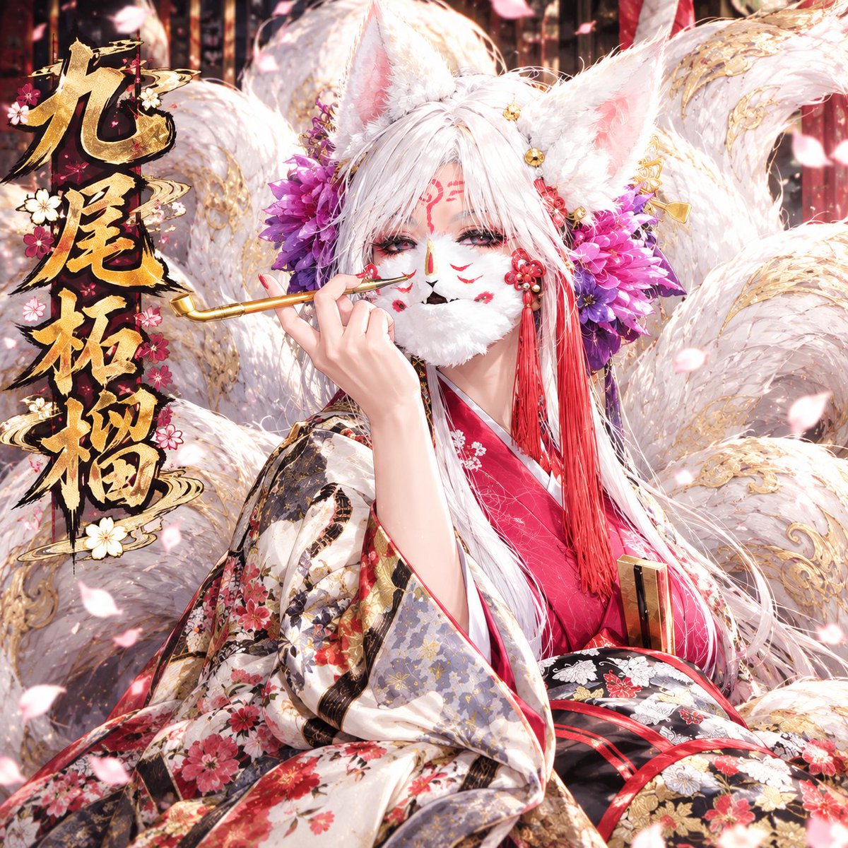 mofumofu0_0's tweet photo. 九尾柘榴様

#柘榴亭ギャラリー https://t.co/ysX7CLjpfl