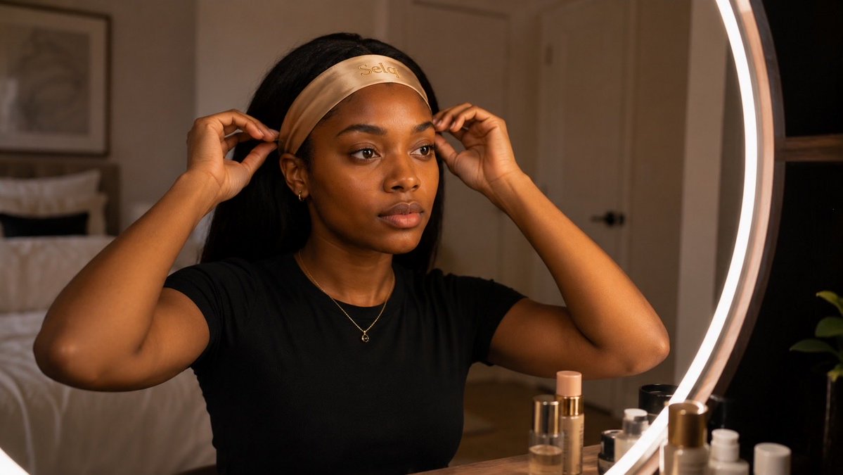 yourcomfortpal's tweet photo. Silk Edge Wrap—designed to keep your edges smooth, neat and protected while reducing friction, frizz and breakage. ✨ Perfect for laying edges, protecting your hairline and adding a stylish touch to any outfit. 💕
#selq #youcomfortpal #brand #sales #hairline https://t.co/vjal3GbjGs