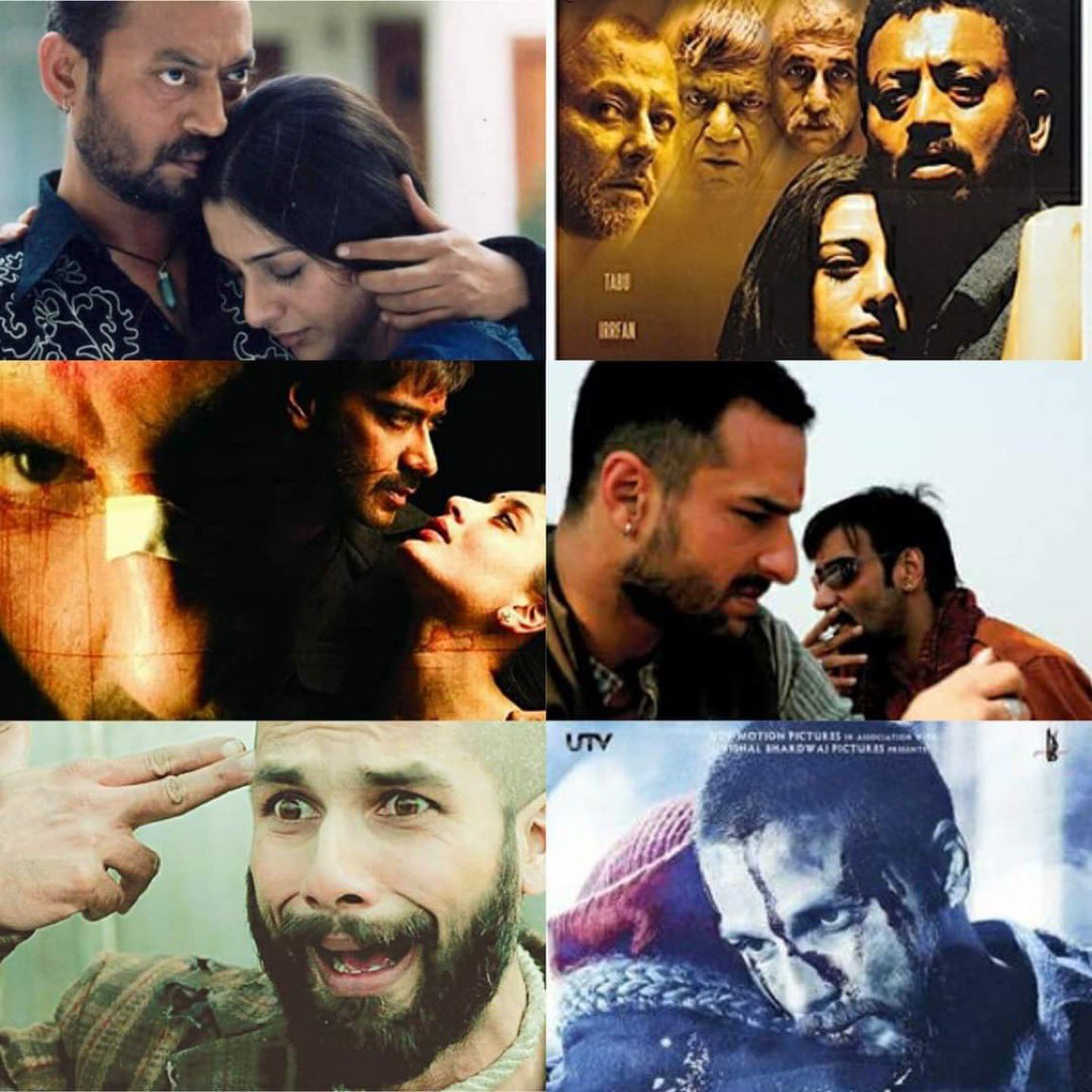TheCineprism's tweet photo. 🎬 Maqbool (2003) - Macbeth

🎬 Omkara (2006)  - Othello

🎬 Haider (2014) - Hamlet

Vishal Bharadwaj and his adaptations of Shakespeare are par excellence. https://t.co/W7PRkGrg34