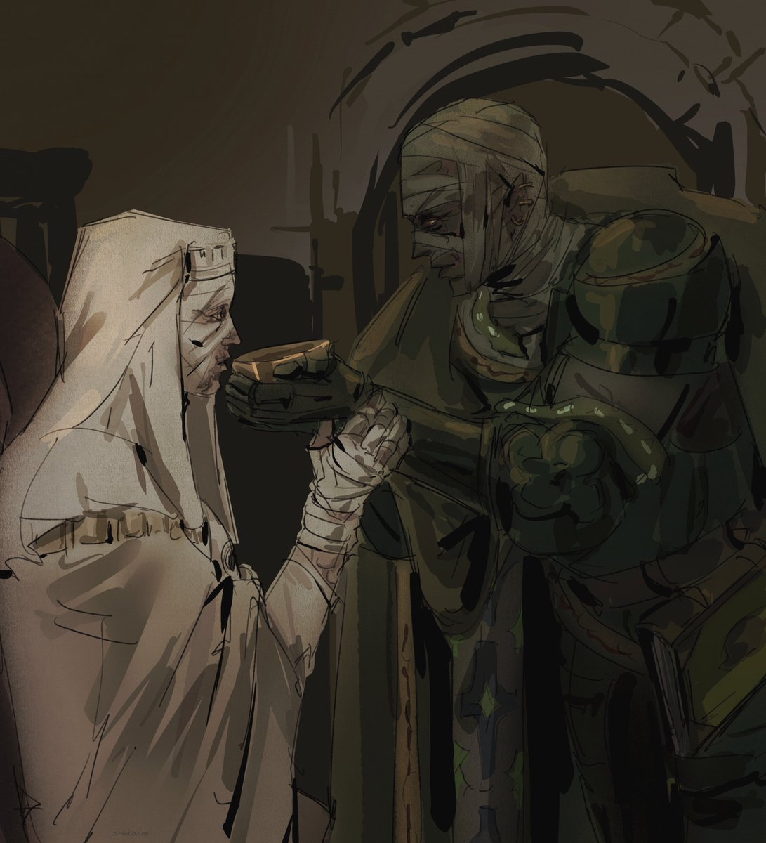 snekoden's tweet photo. caring for the fading one
#sovereigntower https://t.co/PSxRxuADPb