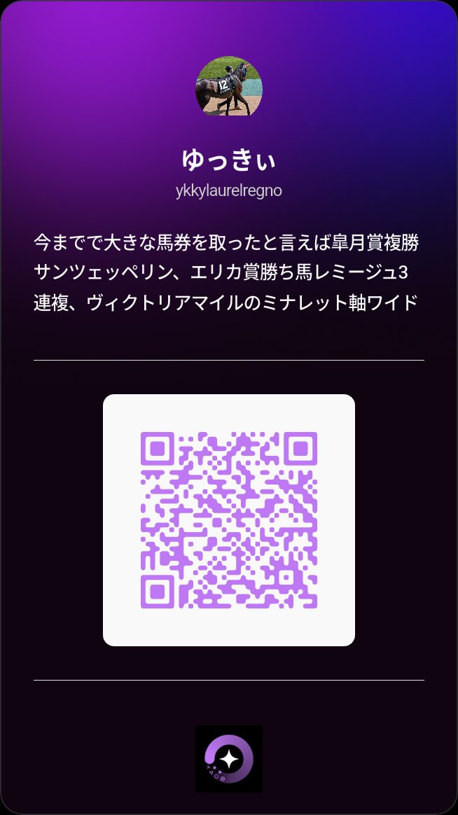 yukkey_sigeta's tweet photo. よくわかりませんが始めてみました。まだ何も投稿ありませんけど、なるべく多く予想していこうと思います。よろしくお願いします。
#Umarkle #ウマークル https://t.co/JtABDCbGRU