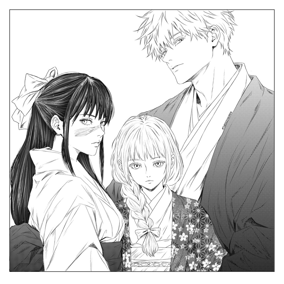 thedozywords's tweet photo. This family will be a menace 😈 

Fuel my gojohime addiction (and see exclusive content): ☕️ https://t.co/VhLuIE67jA

#gojohime #gouta #satohime #gojo #utahime https://t.co/vHFv2HQwbw