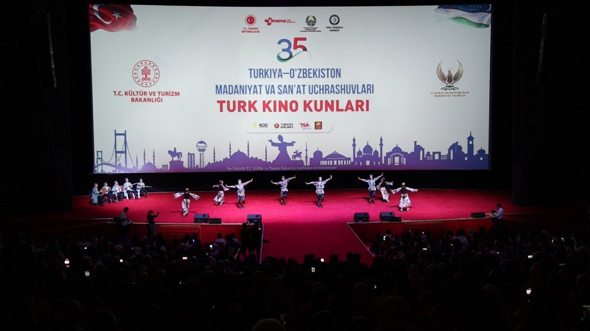 TurkFilmGunleri's tweet photo. Yerli Düşünce Derneği’nin, Kültür ve Turizm Bakanlığı Sinema Genel Müdürlüğü desteğiyle düzenlediği "Türkiye-Özbekistan Türk Film Günleri" Taşkent’te başladı. https://t.co/Rwr9MqymwW