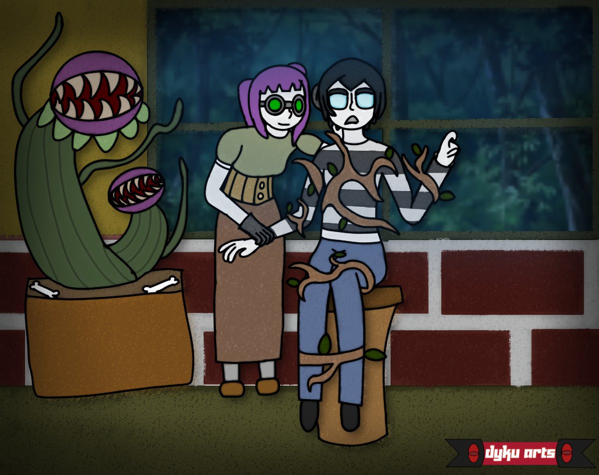 dykuarts's tweet photo. Dr Alyssa fidmi's found the body of a hiker in the Lillie Forest with glowing eyes and roots all over. A new abomination for her to toy with? (Fan art of the dead man's journal belongs to @GhaztBoi_ ) https://t.co/23m9npsQRO