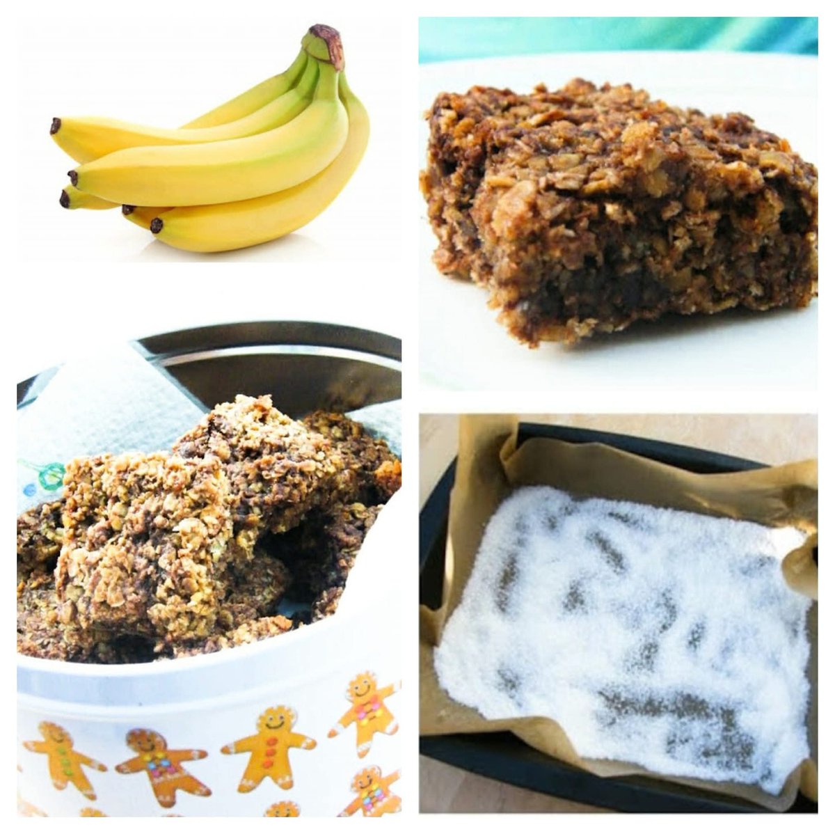 tinnedtoms's tweet photo. Today's first recipe is chewy  Banana Coconut &amp; Choc Chip Flapjacks. 
https://t.co/zNWWgq2XZH
An easy bake that's a good energy boost for breakfast on the go, lunch boxes or with a cuppa.
#plantbased #dairyfree #vegan #vegetarian https://t.co/LxHUcm01ky