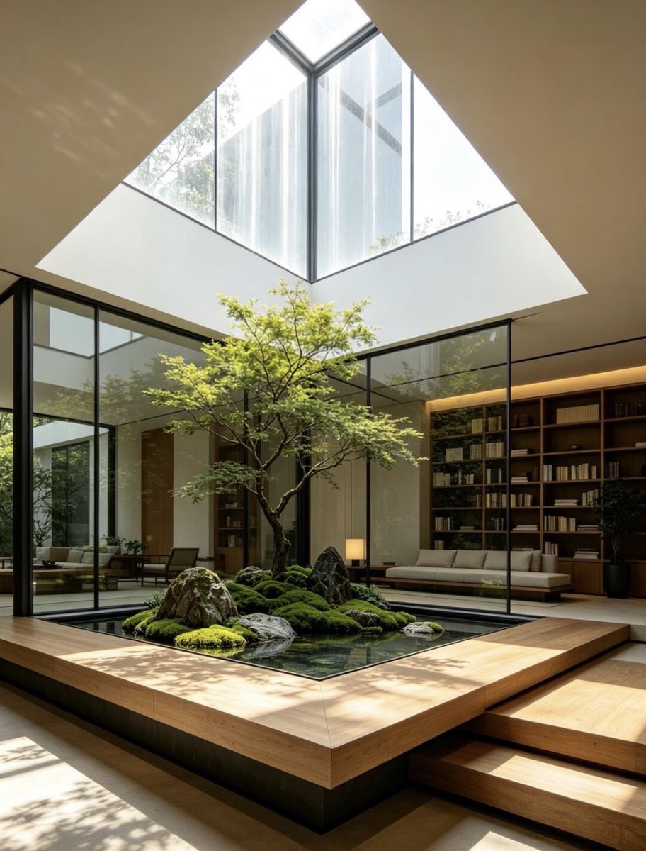 shousean19's tweet photo. Where modern architecture meets nature ☘️ https://t.co/6glgKUweZy