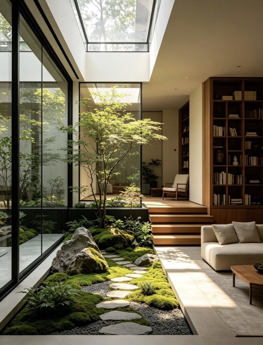 shousean19's tweet photo. Where modern architecture meets nature ☘️ https://t.co/6glgKUweZy