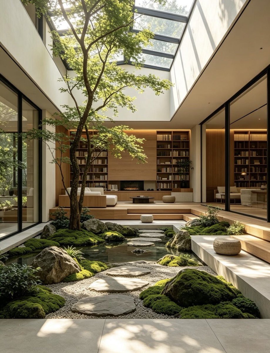 shousean19's tweet photo. Where modern architecture meets nature ☘️ https://t.co/6glgKUweZy