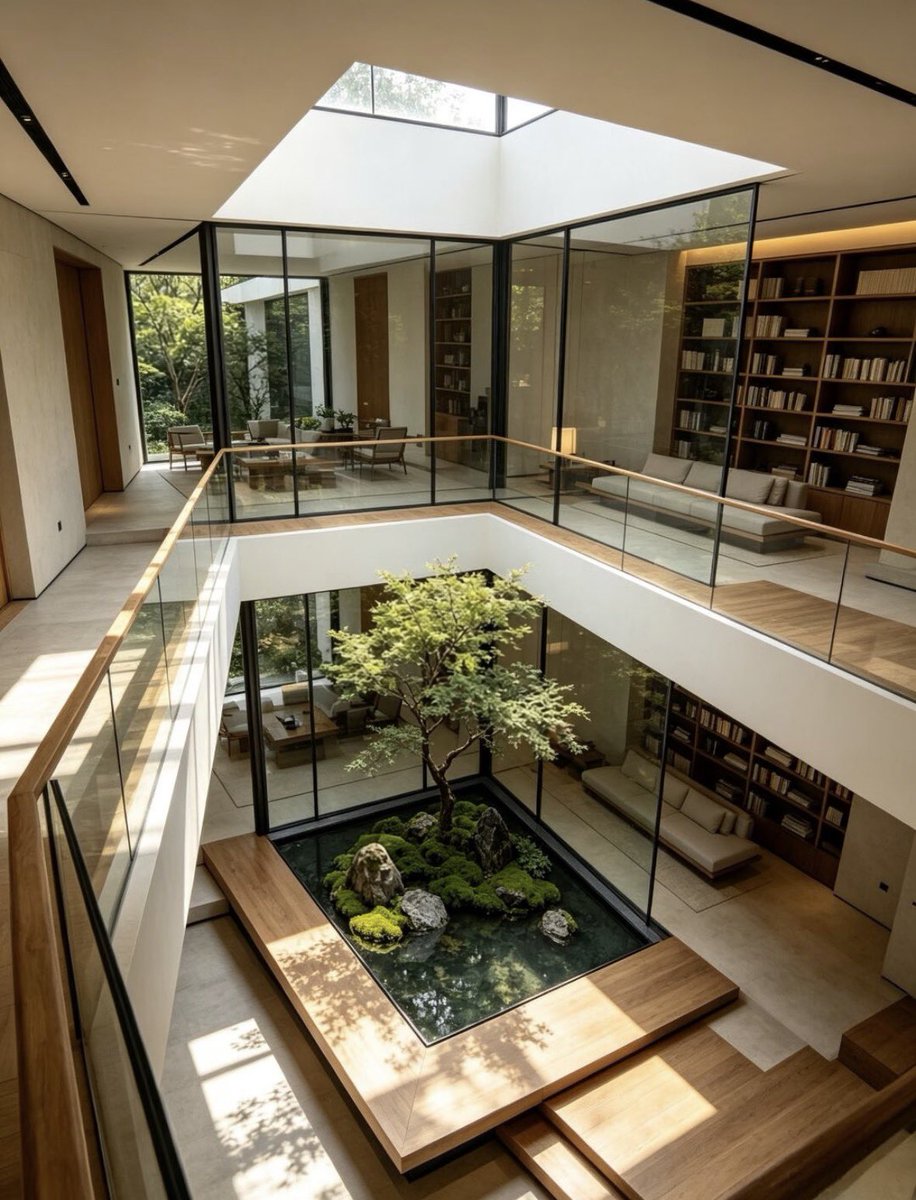 shousean19's tweet photo. Where modern architecture meets nature ☘️ https://t.co/6glgKUweZy