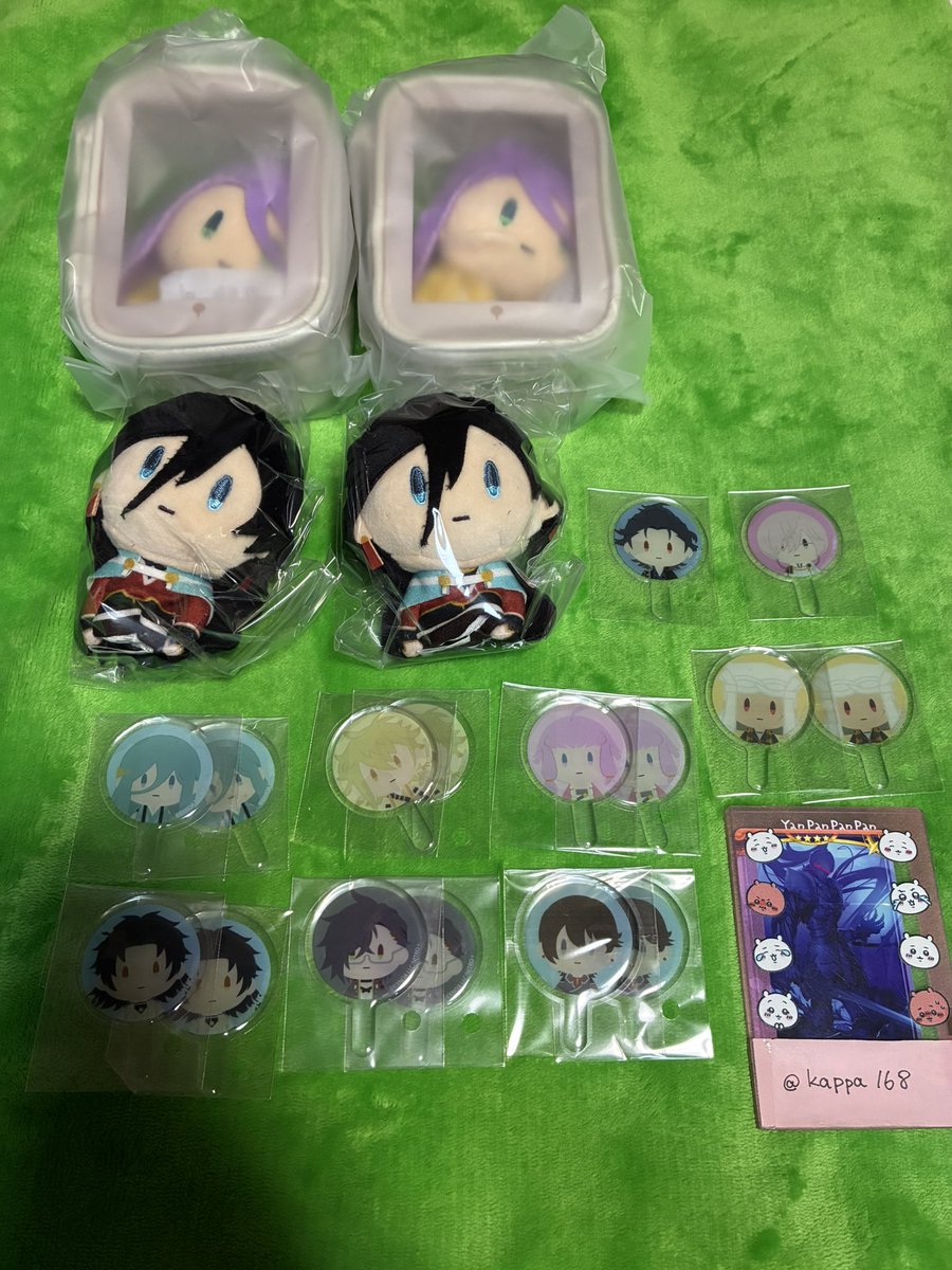 kappa168's tweet photo. 【交換•譲渡】刀剣乱舞 御伴散歩 ぽちくじ

【譲】
A賞 鶴丸 長義 青江 肥前
B賞 後家 松井 雲次 和泉守
C賞 則宗 三日月 山鳥毛 大典太 ソハヤ 日光 鶴姫 小豆 謙信 信濃 鳴狐 物吉
D賞 山姥切 面影 燭台切 小竜 三郎 福島 明石
E賞 加州 大倶利伽羅 五月雨 村雲 水心子 清麿 大慶

→ https://t.co/XUzFrNWQDT