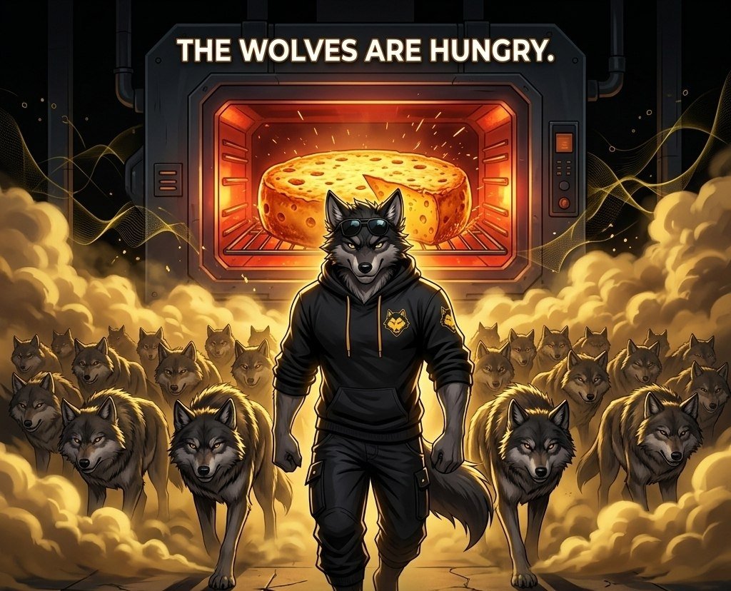 Cheesy_Wolf's tweet photo. The wolf is hungry.

The cheese is near.

Something big is coming... 🐺🧀 https://t.co/QqHjGz1Y1b