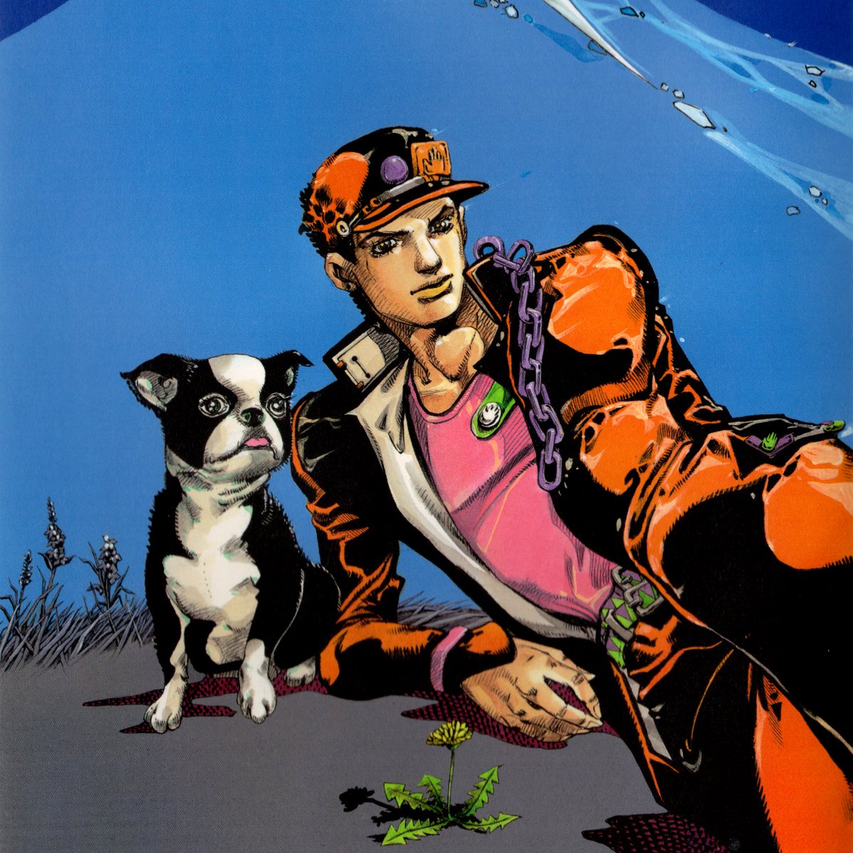 pacolands's tweet photo. I love when jotaro actually looks 17.. he was just a baby he should've been in math class not out fighting to the death 😭😭 https://t.co/2ojmWUaa0K