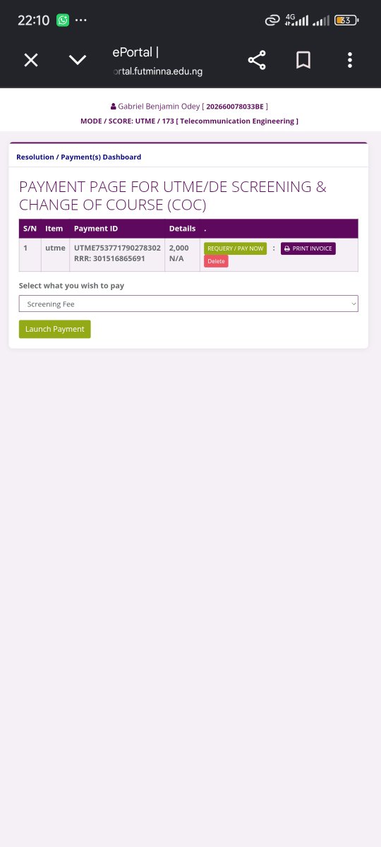 thejoy_gabriel's tweet photo. @RemitaNET @RemitaNET 

This payment has been made but still shows unpaid on the applicant's portal. I've sent DMs that have been unattended to. Kindly check and rectify what's going on. The deadline for payment is here already, don't be the cause of a child losing his admission please. https://t.co/HOZL7wfFL5