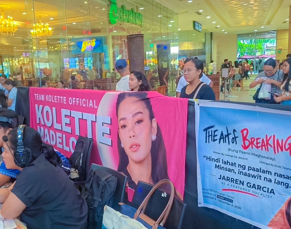 TeamKoletteOfc's tweet photo. Hello, Moonlettes! 

Our banner is finally up and ready! Everything is set, and we’re more than ready to cheer for Kolette and show her our support.

Now, Team Bahay, it’s your turn to do your part. Please be present and participate in our scheduled TP. Let’s make sure our support continues online and help make the trend successful.

And of course, a huge thank you to @SolidetteLraJ for helping us with our banners. We truly appreciate all your effort and help in making sure everything was properly arranged and put up.

Let’s do this, Moonlettes. Let’s show up for Kolette!

KOLETTE MAKIOGMA SA NAGA