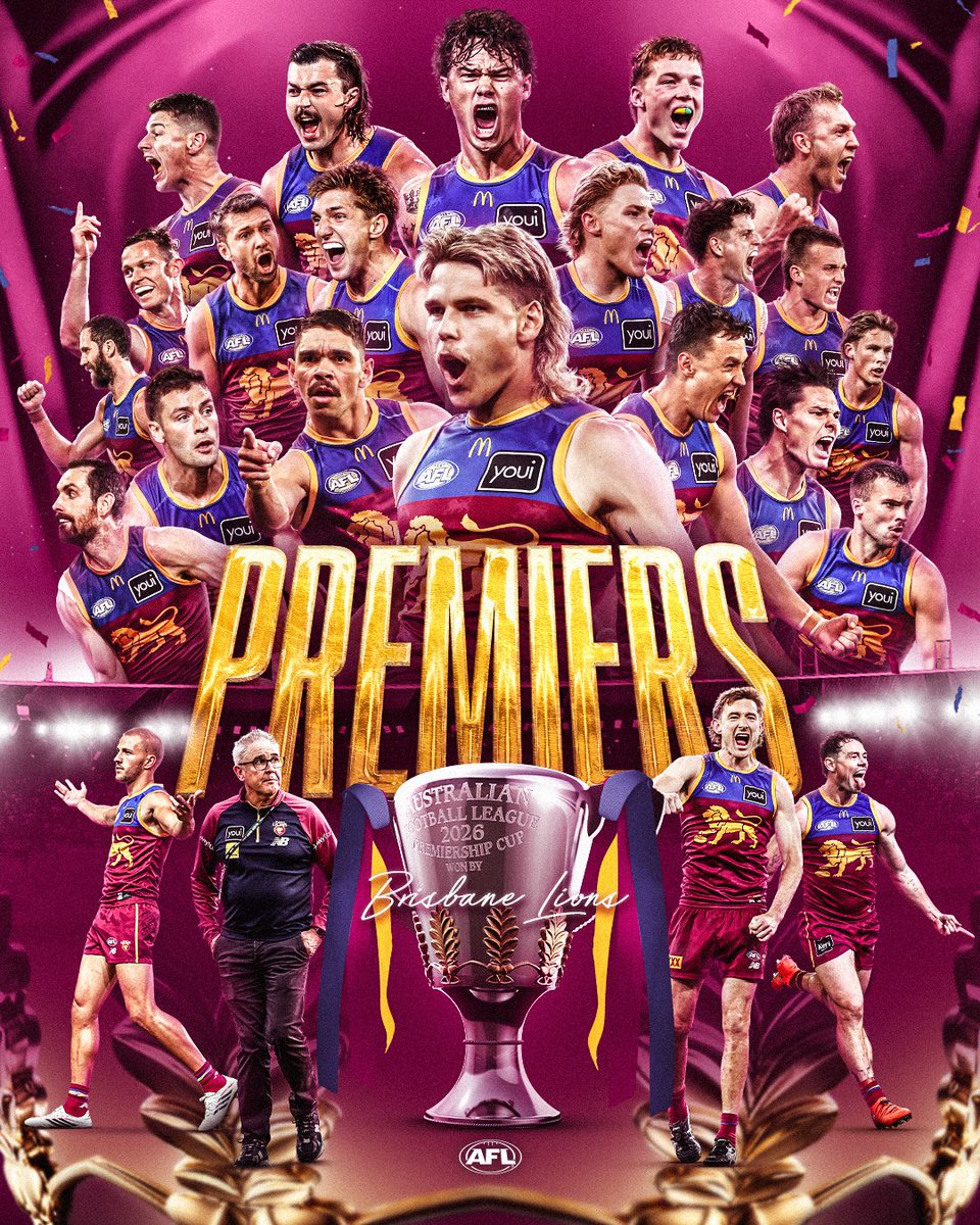 AFL's tweet photo. BACK-TO-BACK-TO-BACK 🏆🏆🏆

#AFLGF https://t.co/RDA26NwwIk