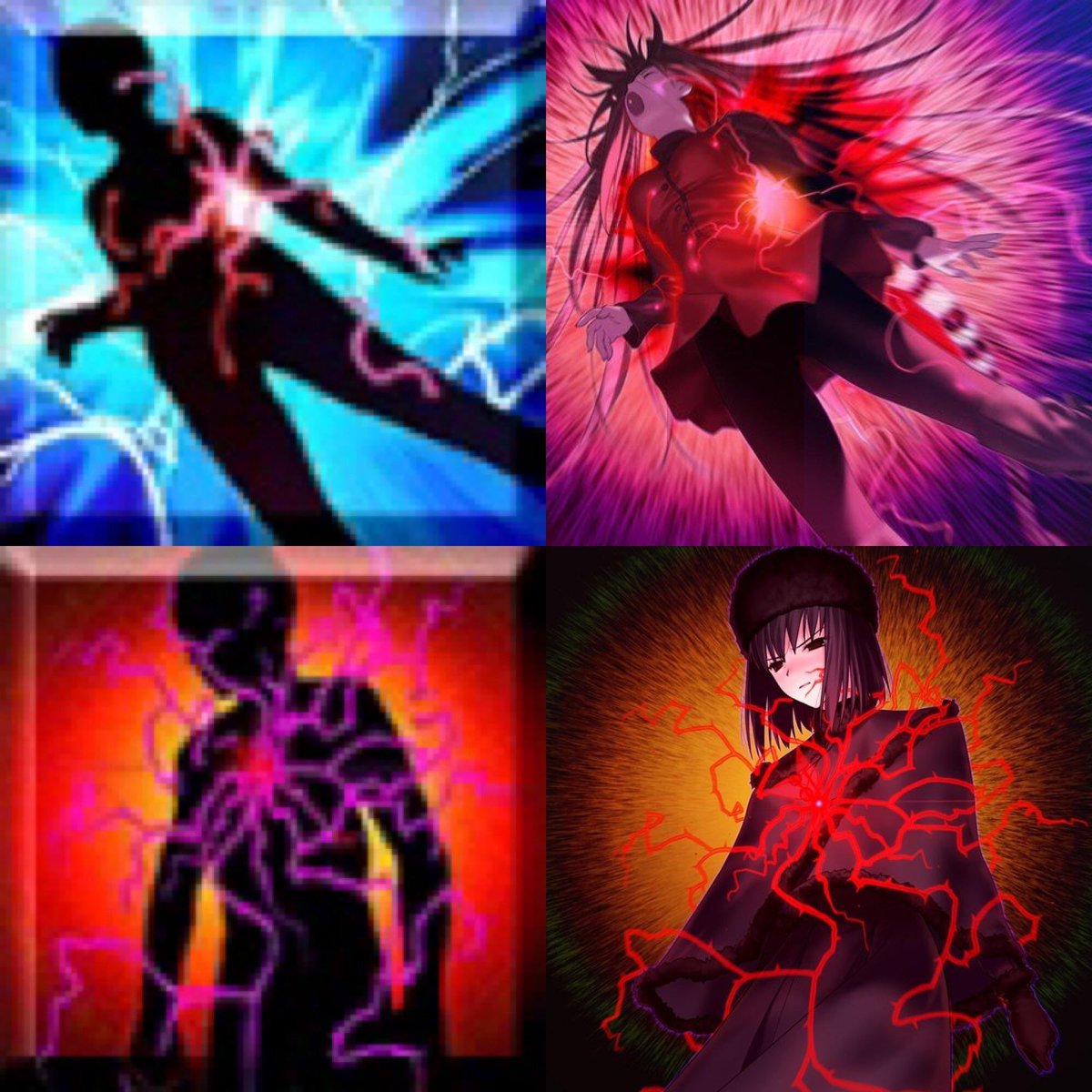 TypeRamza's tweet photo. It’s wild that these icons from FGO were a Mahoyo reference https://t.co/2quZb7yWo8