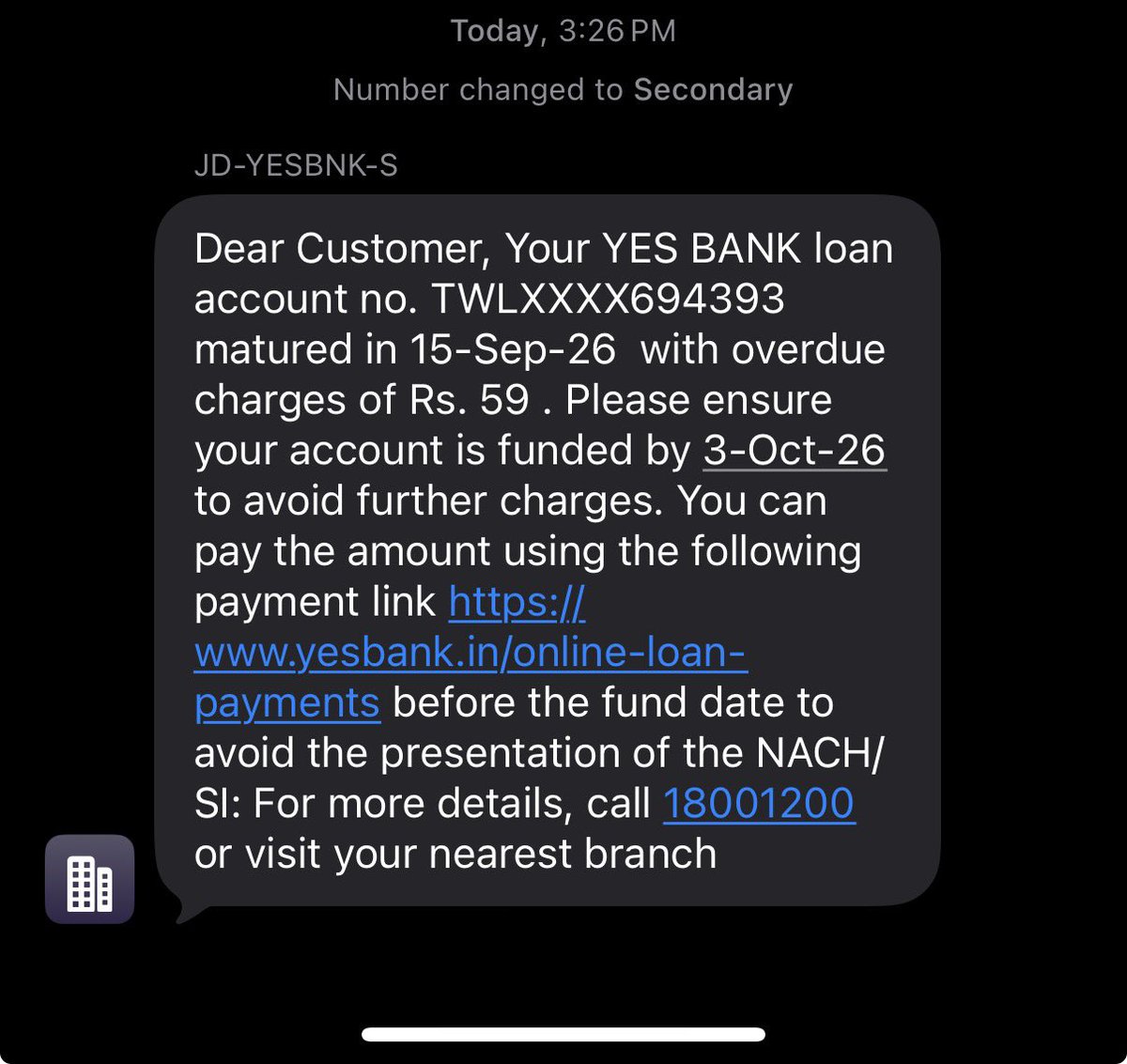 urzBoomeR's tweet photo. 🚨Hey @YESBANK, my auto-debit EMI was successful on the exact due date, yet you still charged an unjustified ₹59 overdue fee! 
Worse, your support sent an unrelated template instead of reading my email. Ticket Ref: CS250926018353. Kindly resolve this ASAP! https://t.co/towaByqkwU