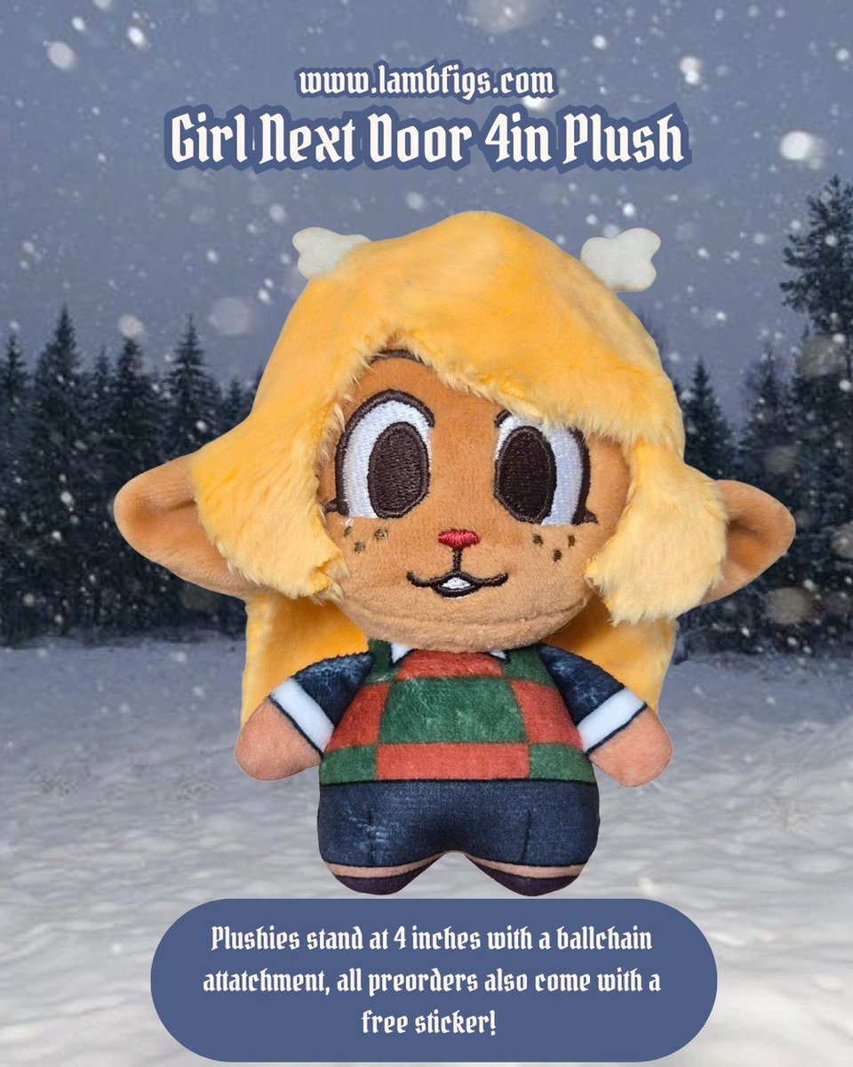 Born2sayhai's tweet photo. This is. The cutest noelle plush ive ever seen https://t.co/O1WcPeNOeC