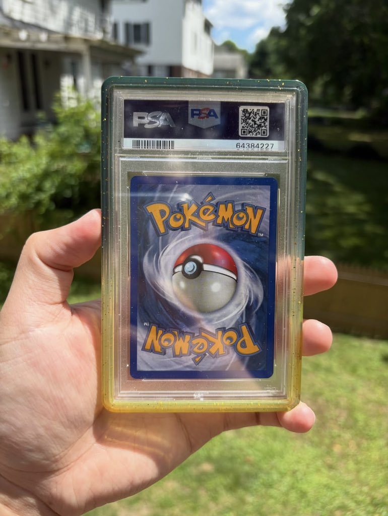 astro_degens's tweet photo. GIVING AWAY this $6,000 PSA 10 GEM MINT 2002 Pokémon Neo Destiny Shining Raichu

If this card brings you even a fraction of the joy Pokémon has given me, then mission accomplished.

Valued at ~ $6,000 and it could be yours🎁

Just follow, like, RT & reply for a chance to win. Good luck! 🍀