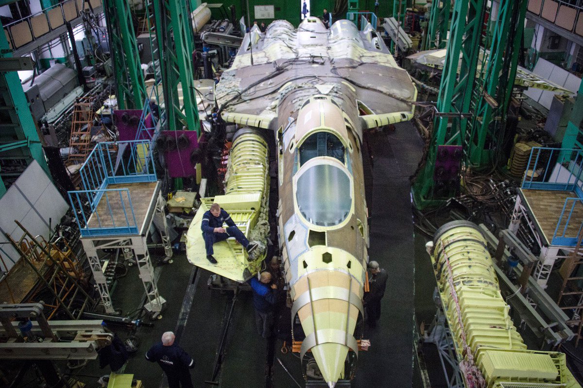 Flanker30MKI's tweet photo. T-50-7 intakes. 

T-50-7 was the second Static ground testing airframe for PAK FA program, first airframe being the T-50-0 https://t.co/zXxMnd5OdT